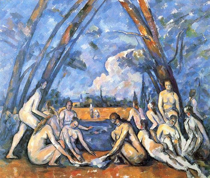 Paul Cezanne Les Grandes Baigneuses china oil painting image